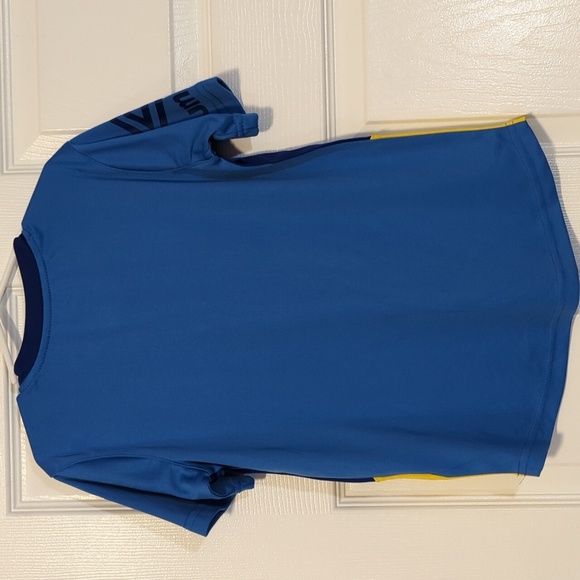 Umbro Athletic Soccer Shirt Blue And Yellow - Picture 3 of 5